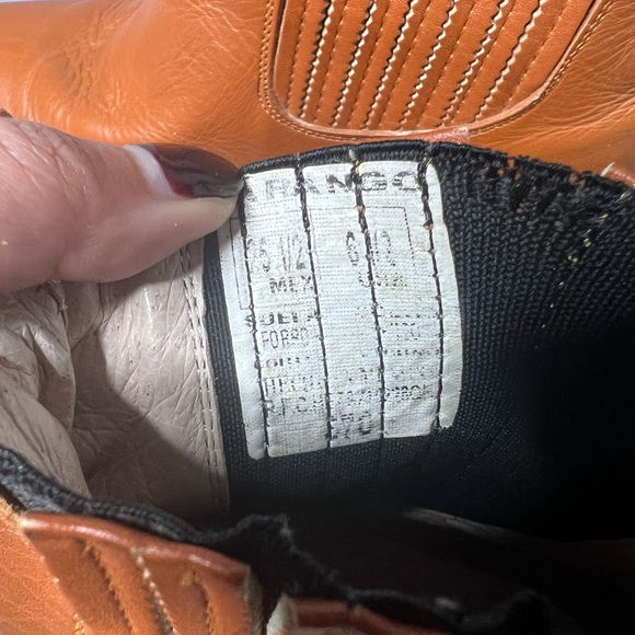 Arango Leather Pull On Ankle Boots Size Mens US 6.5 / Womens US 8 - Picture 11 of 12